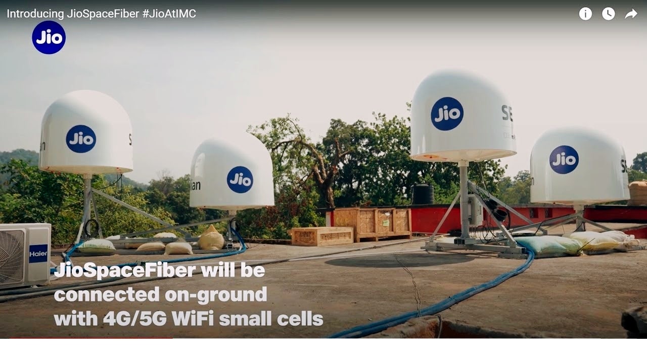 Jio Space Fiber launch