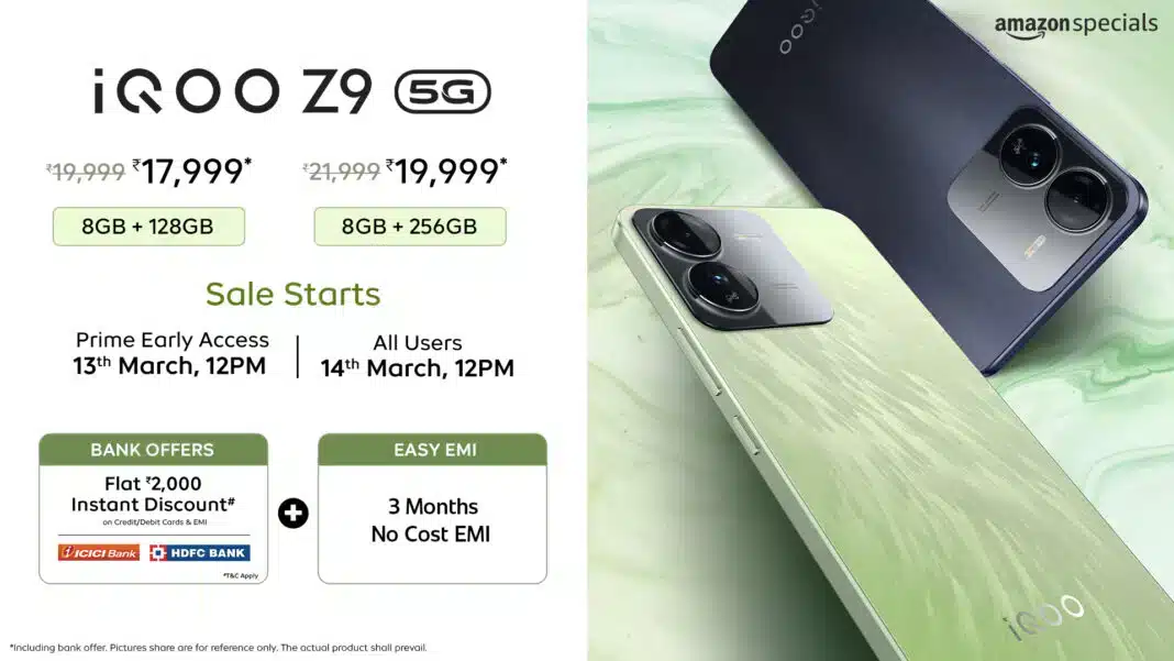 IQOO Z9 5g price, launch date 